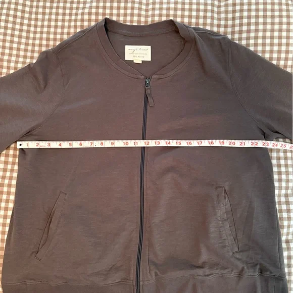 Evy’s Tree Alana Embroidered Sleeve French Terry Jacket, 2X - Picture 12 of 13